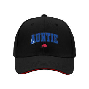 Auntie Buffalo Logo Mens Baseball Cap Gift for Uncle Birthday Father's Day Family Fun Wear
