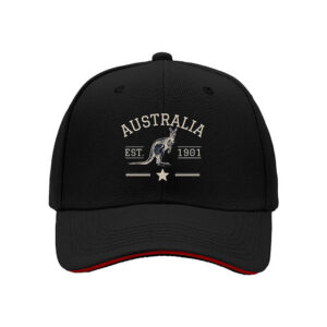 Australia Kangaroo Est 1901 Vintage Logo Men Baseball Cap Australia Day Gift for Him Patriotic Outdoor Wear