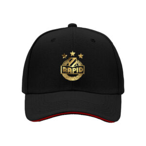 Golden Rapid Logo Baseball Cap for Men Football Fans Gift for Christmas and Birthday