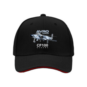 Avro Canuck CF100 Canada Jet Plane Mens Baseball Cap Aviation Gift for Pilots and Military Enthusiasts