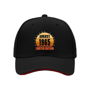 Awesome Since August 1965 Limited Edition Mens Baseball Cap Birthday Gift for Men Vintage Style Hat