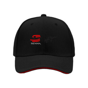 Senna Logo Signature Baseball Cap for Men Formula 1 Racing Fans Gift for Christmas Birthday