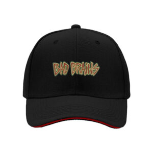 Bad Brains Band Logo Men's Baseball Cap Punk Rock Gift for Music Fans Holiday Present