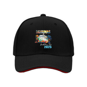 Bahamas Cruise Birthday Trip 2025 Men's Baseball Cap Tropical Vacation Gift for Him Summer Travel Hat