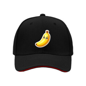 Cute Banana Face Baseball Cap for Men Funny Gift for Birthday Christmas Party Casual Outdoors Wear