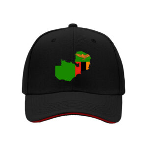 Zambia Flag Eagle Map Design Men's Baseball Cap National Pride Gift for Independence Day and African Heritage Celebrations