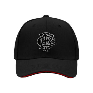 Black Gothic Style Lettering Baseball Cap for Men Streetwear Gift for Christmas and Birthday