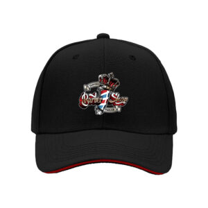 Barber Shop Crown Shaving Parlor Logo Men's Baseball Cap Gift for Father's Day and Birthday