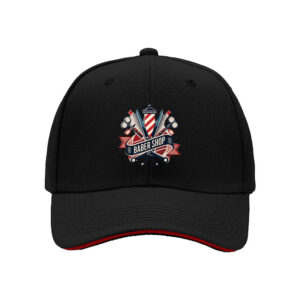 Barber Shop Classic Logo Mens Baseball Cap Vintage Haircut Tools Design Gift for Men Father's Day Birthday Present