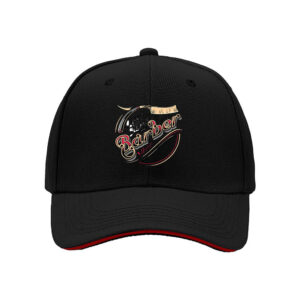 Barber Shop Haircut Shaves Vintage Logo Mens Baseball Cap Gift for Father's Day or Birthday