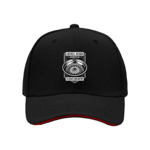 LikeHell Design Automotive Art Wheel Logo Hat Men's Baseball Cap Car Enthusiast Gift for Father's Day Birthday
