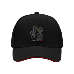 VIP Club Project Red Wheel Design Men's Baseball Cap Car Enthusiast Gift for Father's Day and Birthday