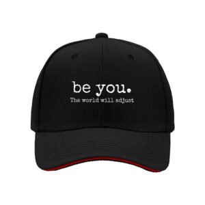 Be You The World Will Adjust Mens Baseball Cap Gift for Independence Day and Father's Day
