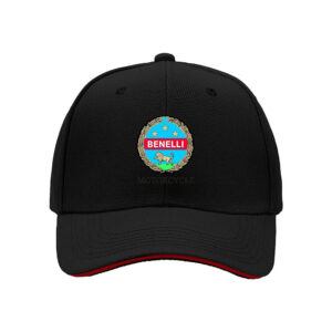 Benelli Motorcycle Lion Emblem Baseball Cap for Men Outdoor Riding Gift for Father's Day and Birthday