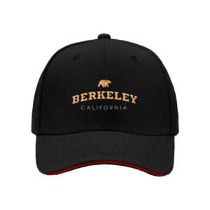 Berkeley California Bear Logo Baseball Cap Men's Gift for Father's Day or Graduation Party Wear