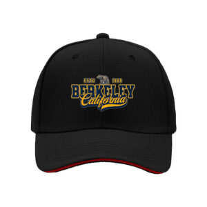 Berkeley California Bear Logo Hat Men's Baseball Cap College Gift for Graduation and Father's Day