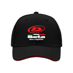 Beta Motorcycles Logo Print Men's Baseball Cap Italian Style Gift for Motorcycle Enthusiasts Christmas Holiday Present