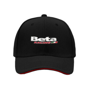 Beta Racing Logo Men's Baseball Cap Italian Flag Design Motorsport Gift for Motorcycle Enthusiasts Christmas Present