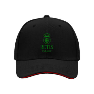 Real Betis Green Crest Baseball Cap for Men Football Fans Gift 1907 Birthday Christmas Present