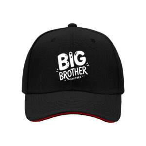Big Brother Print Baseball Cap for Men Family Gift Father's Day Birthday Present Casual Outdoor Wear Hat