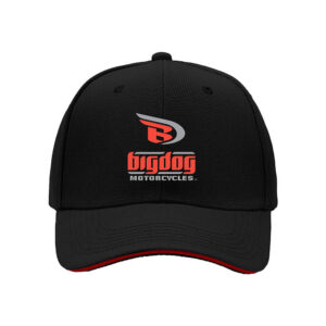 Big Dog Motorcycles Logo Hat Men's Baseball Cap for Bikers and Motorcycle Enthusiasts Perfect Gift for Father's Day