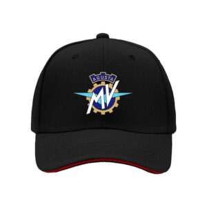 MV Agusta Logo Print Men's Baseball Cap Racing Gift for Motorcycle Enthusiasts Christmas Holiday Present