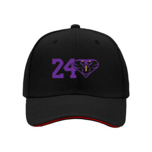 Purple 24 Cobra Logo Baseball Cap Men's Streetwear Gift for Birthday Christmas Holiday Party Fashion Hat