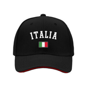 Italia Flag Baseball Cap for Men Italian Pride Gift for Independence Day and National Holidays