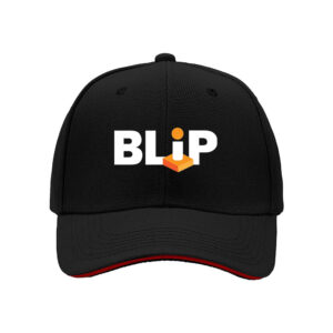 BLIP Logo Baseball Cap for Men Gift for Father's Day Birthday Party Outdoor Sports Fashion Statement Hat