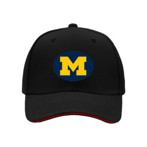 Michigan Wolverines Logo Baseball Cap Men's College Team Gift for Fans Birthday Christmas Holiday Present