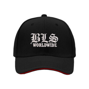 BLS Worldwide Gothic Logo Baseball Cap for Men Streetwear Gift for Christmas and Birthday