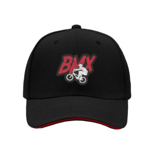 BMX Bike Rider Graphic Mens Baseball Cap Outdoor Sports Gift for Bike Enthusiasts Holiday Present