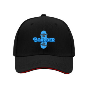 Skateboarder Blue Skate Design Men's Baseball Cap for Outdoor Sports Gifts for Christmas and Birthday