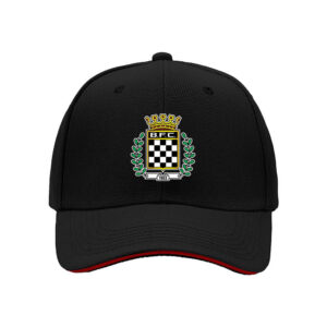 Boavista FC Checkered Crest Baseball Cap Men's Gift for Football Fans 1903 Birthday Christmas Present