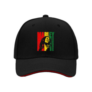 Bob Marley Rasta Reggae Hat for Men Music Festival Gift Summer Outdoor Streetwear Style Hip Hop Accessories