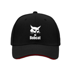 Bobcat Logo Baseball Cap for Men Outdoor Work Gift for Father's Day