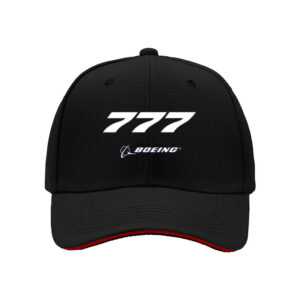 Boeing 777 Aircraft Logo Men's Baseball Cap Aviation Gift for Pilots and Flight Enthusiasts Perfect for Christmas and Birthday
