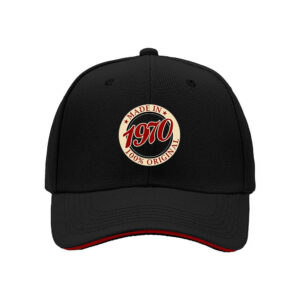 Made in 1970 100% Original Vintage Baseball Cap for Men Birthday Gift Anniversary Present Retro Style Hat