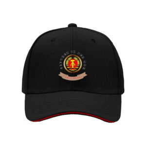 Born in GDR Pride Emblem Men's Baseball Cap East Germany Vintage Gift for History Enthusiasts and Retro Collectors