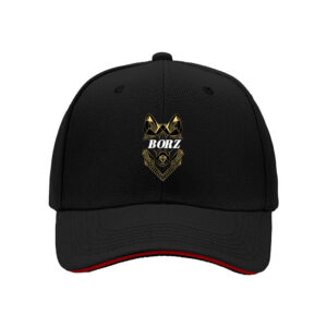 Geometric Wolf Head Borz Logo Men's Baseball Cap Fashion Gift for Halloween Christmas Birthday Party Outdoors