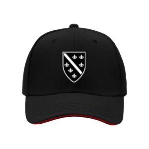 Fleur de Lis Shield Design Men's Baseball Cap for French Heritage Fans Perfect Gift for St. Patrick's Day and Easter
