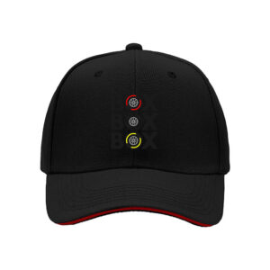 Box Logo Car Wheel Design Men's Baseball Cap for Automotive Enthusiasts Gift for Father's Day or Birthday