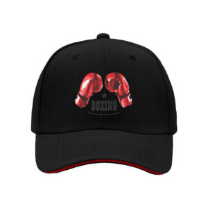Boxing Gloves Logo Mens Baseball Cap Gift for Boxing Fans Sports Enthusiasts Birthday Christmas Present