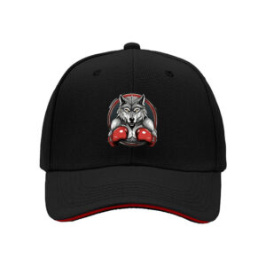 Wolf Boxing Gloves Graphic Mens Baseball Cap Gift for Father's Day Birthday Sports Fans
