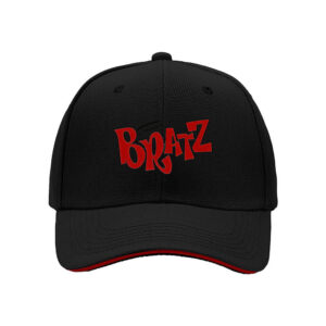 Bratz Logo Baseball Cap for Men Women Hip Hop Streetwear Fashion Gift for Christmas Holiday Party