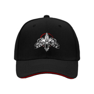 Skull Butterfly Design Men's Baseball Cap for Halloween Party Gifts and Gothic Fashion Enthusiasts