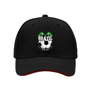 Brazil 2022 Football Soccer Ball Flag Men Baseball Cap World Cup Gift for Fans Sports Apparel Hat