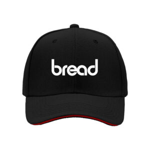 Bread Logo Print Men's Baseball Cap Casual Streetwear Gift for Father's Day and Birthday