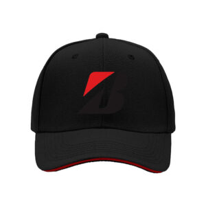 Red and Black AB Logo Baseball Cap for Men Outdoor Sports Fashion Gift for Father's Day Birthday