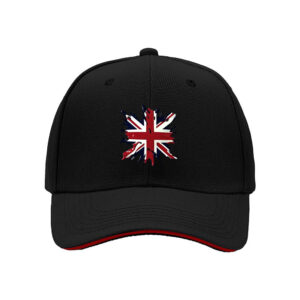 UK Flag Splatter Design Men's Baseball Cap British Patriotic Gift for Independence Day and National Celebrations